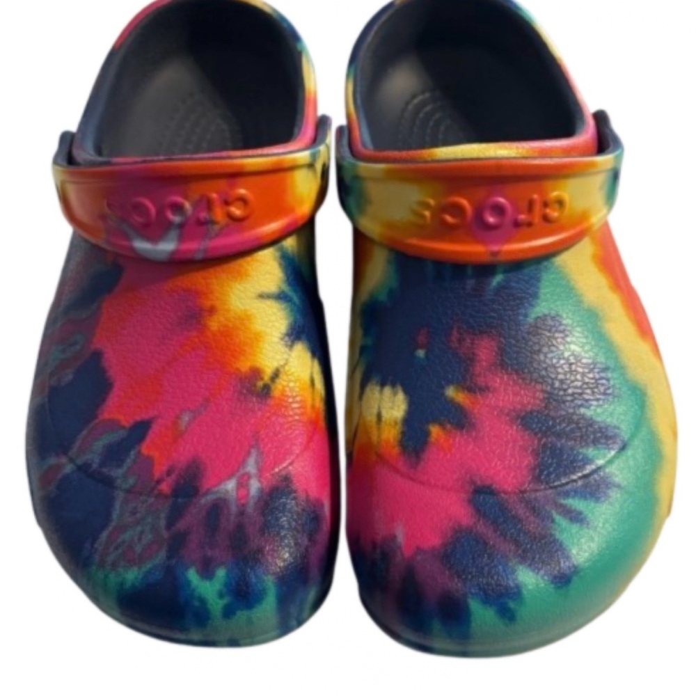 CROCS NON SLIP TIE DYE